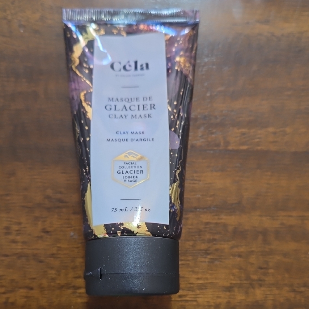Cela Glacier Clay Mask — Purple & Gold Tube